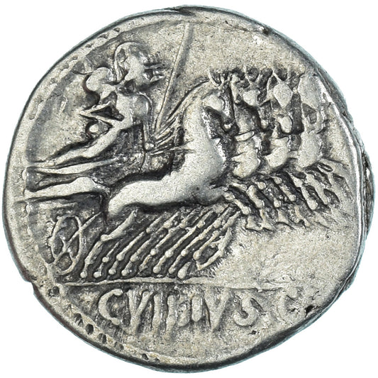 kovanec,
C. Vibius C.f. Pansa.,
Denarius