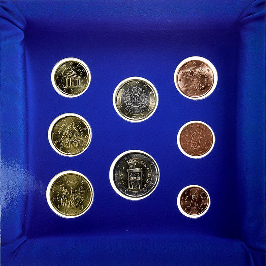 San Marino,
1 cent do 2 evra,
2002