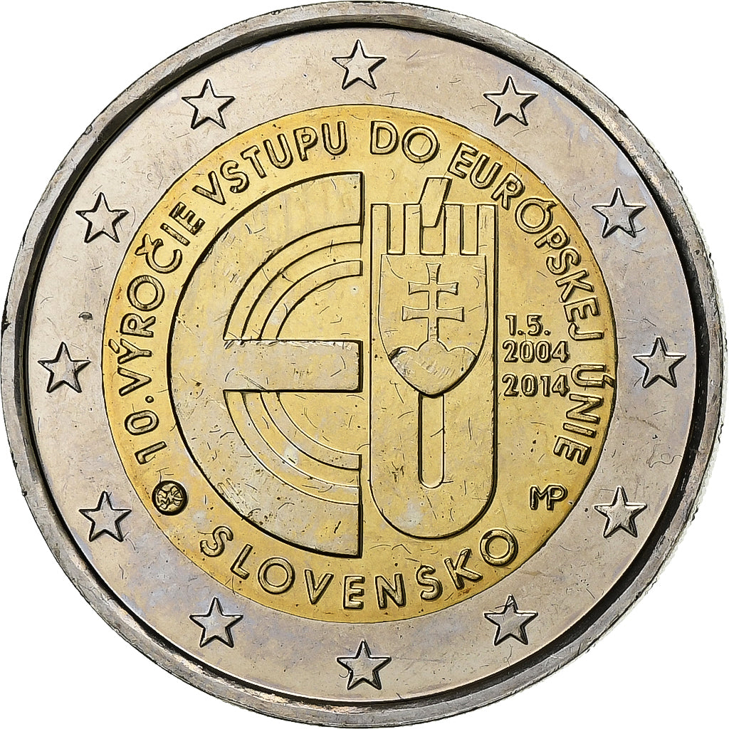 Slovaška,
2 evra,
2014