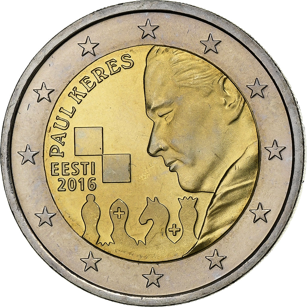 Estonija,
2 evra,
2016