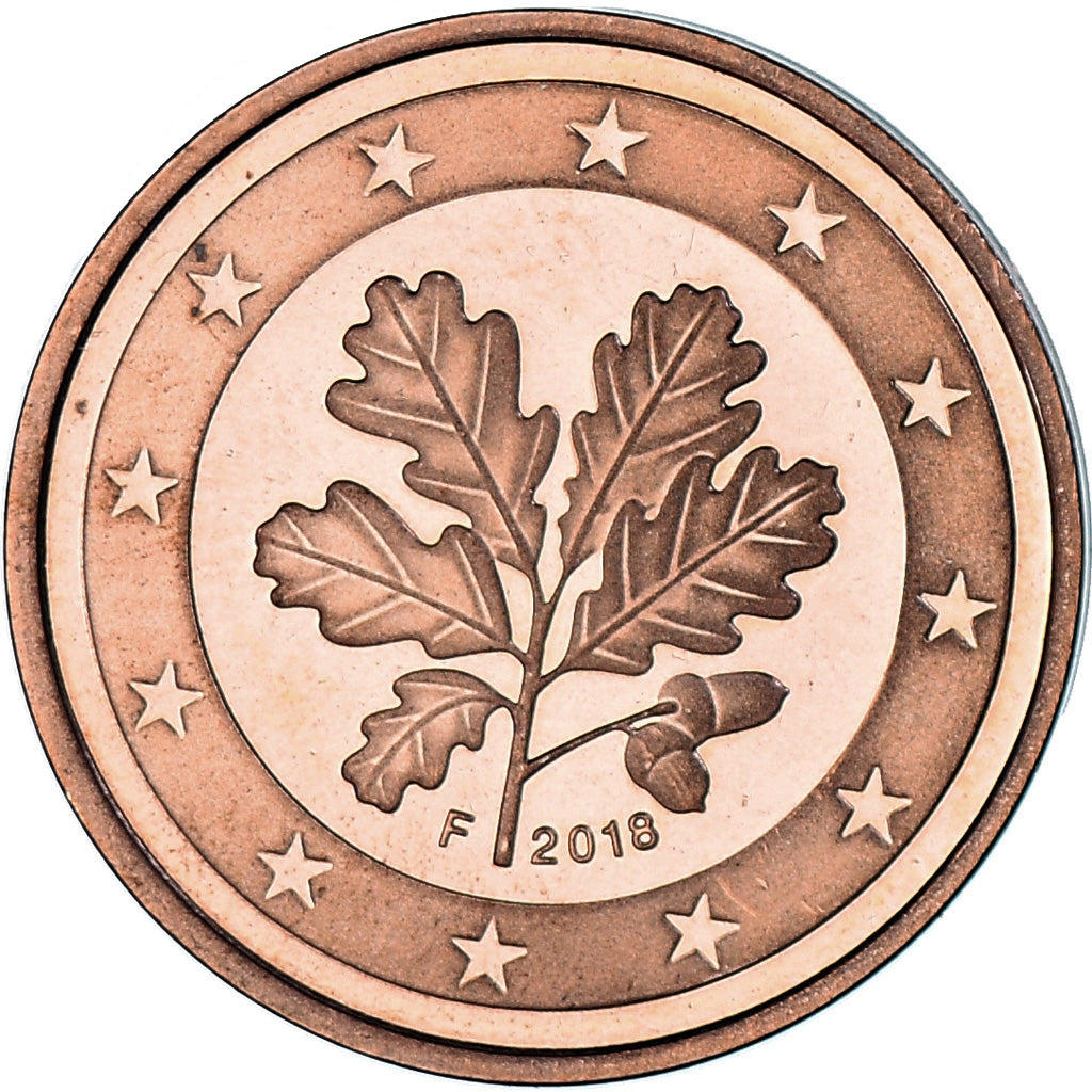 Nemčija,
2 evro centa,
2018