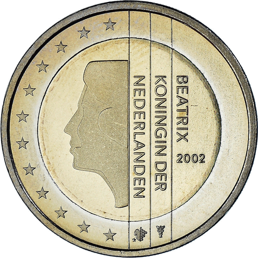 Nizozemska,
2 evra,
2002