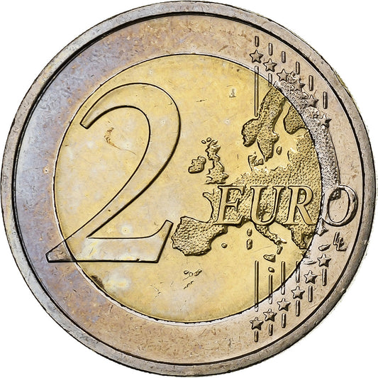 Irska,
2 evra,
30 let zastave Evropske unije