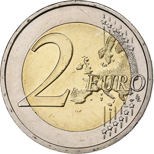 Slovaška,
2 evra,
Zastava Evropske unije