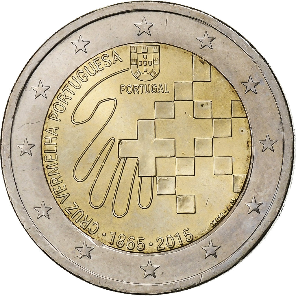 Portugalska,
2 evra,
Portugalski Rdeči križ