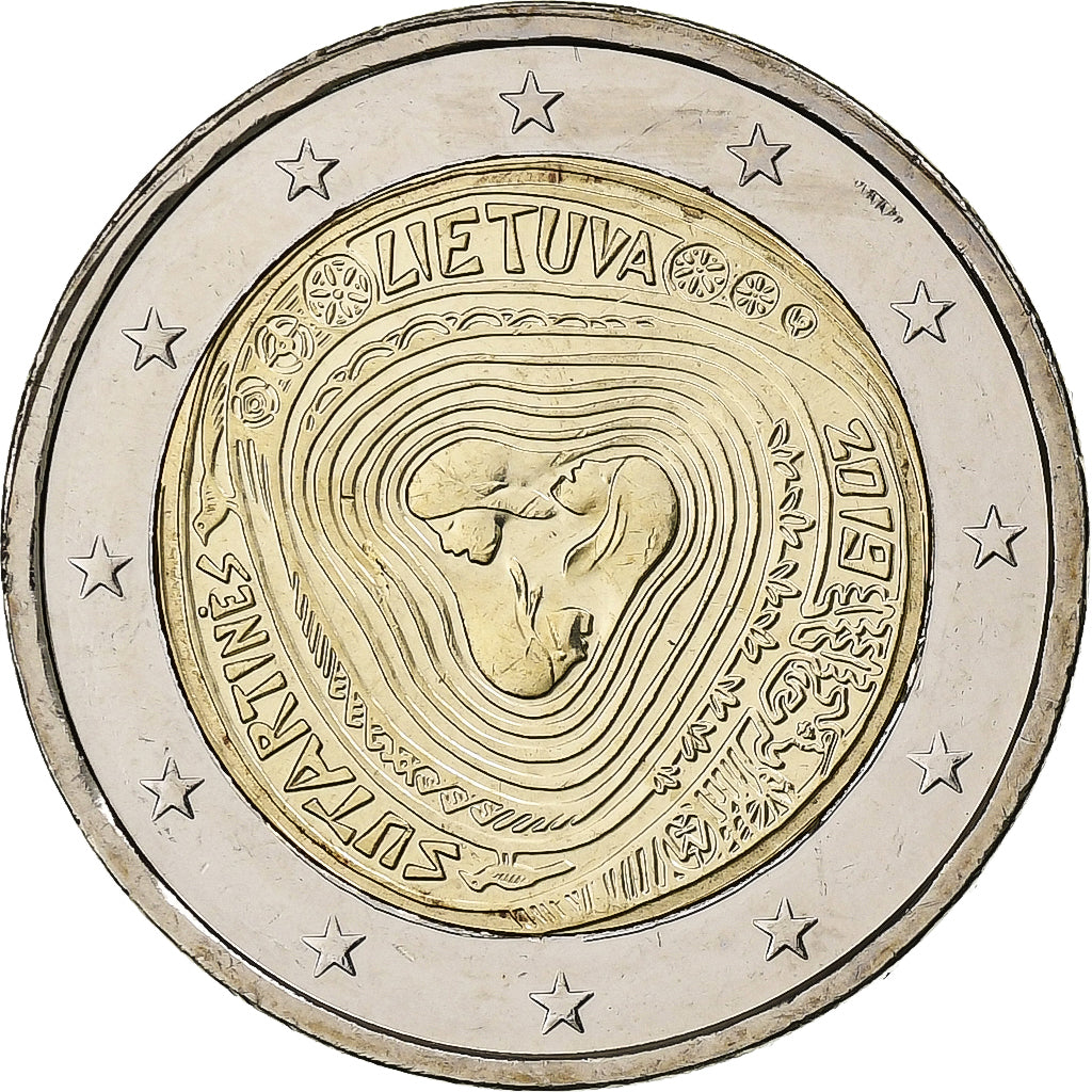 Litva,
2 evra,
Litovske večdelne pesmi