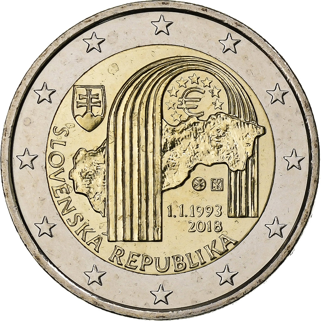 Slovaška,
2 evra,
Slovaška republika