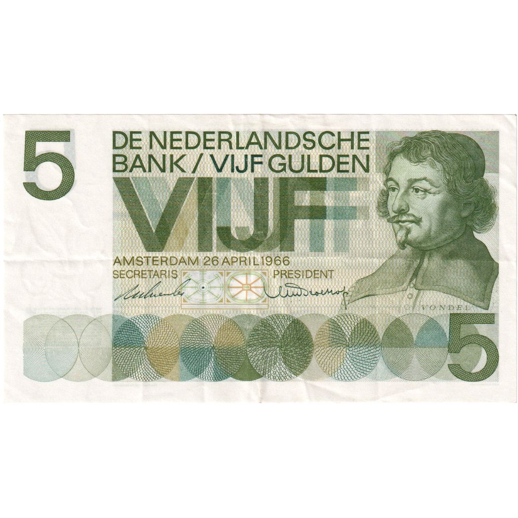 Nizozemska,
5 guldnov,
1966-04-26