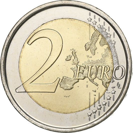 Španija,
2 evra,
10 let evrov