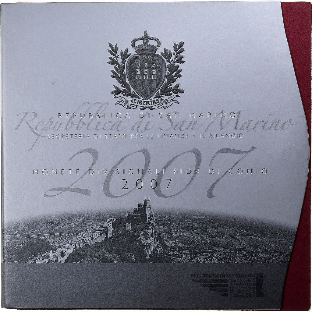 San Marino,
1 cent do 2 evra,
BU