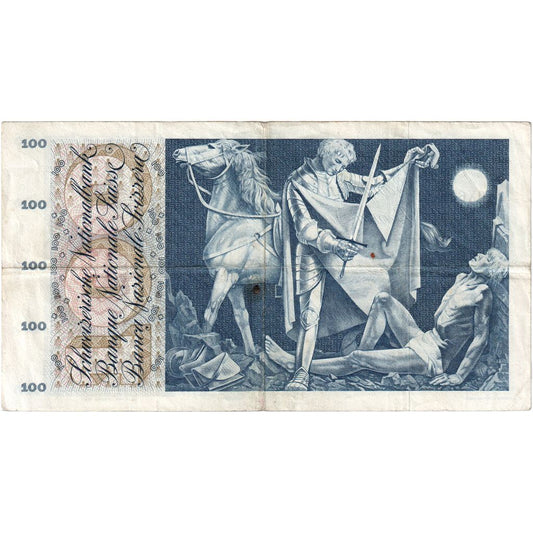Švica,
100 frankov,
1967-06-30