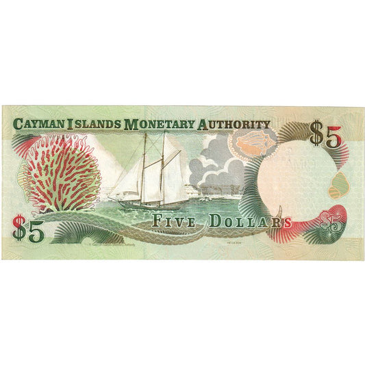 Kajmanski otoki,
5 dolarjev,
UNC (65-70)