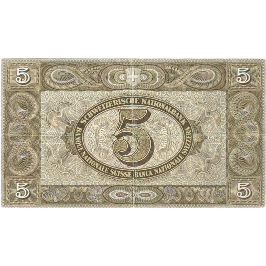 Švica,
5 frankov,
1949-01-20
