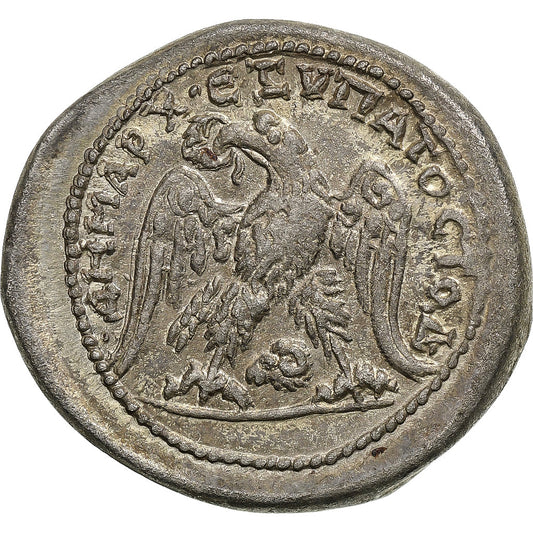 Selevkida in Pierija,
Karakala,
Tetradrahma