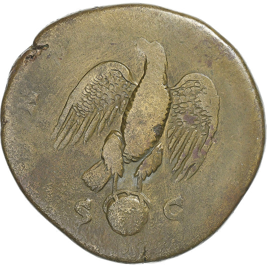 Divus Mark Avrelij,
Sestercij,
180