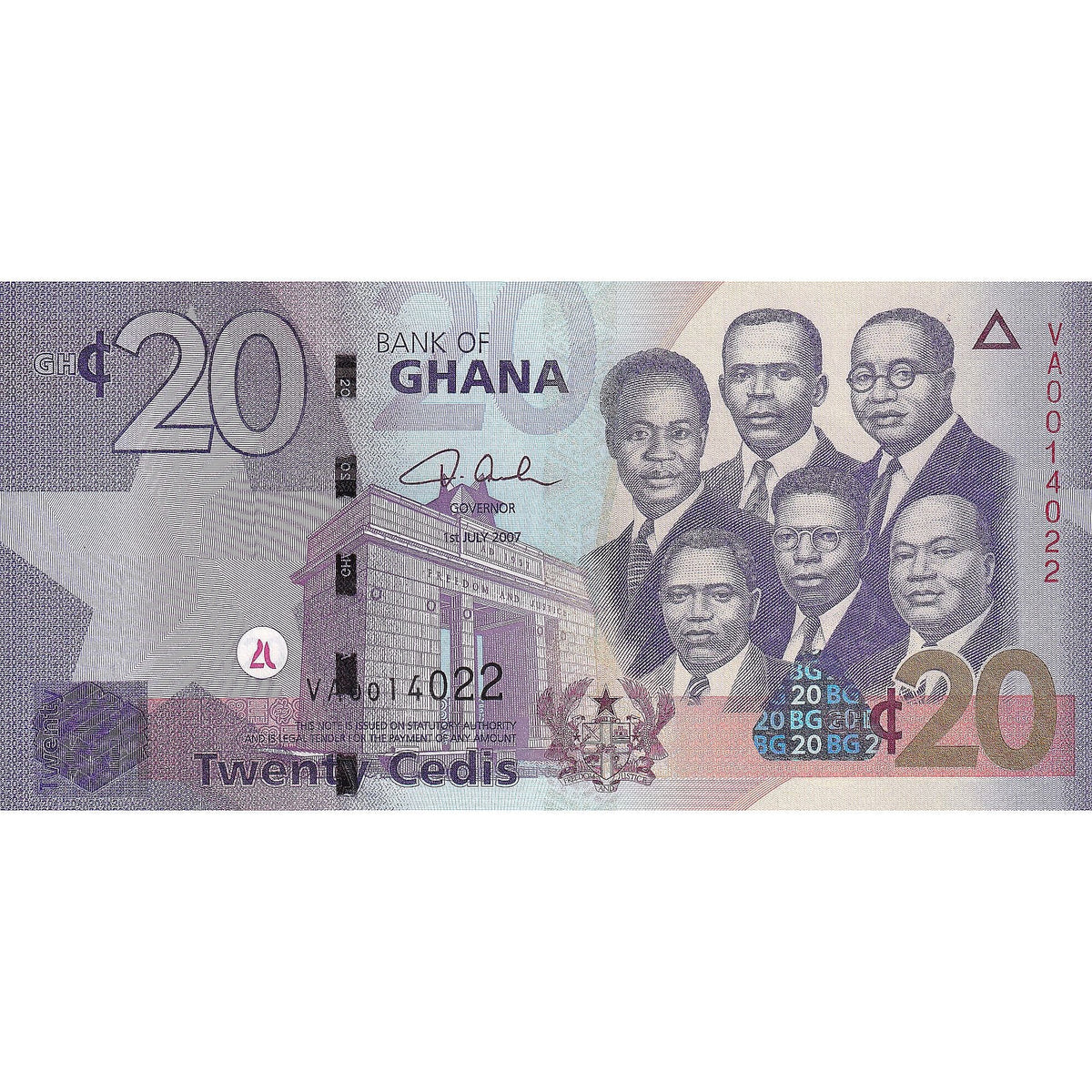 Gana,
20 cedijev,
2007-07-01