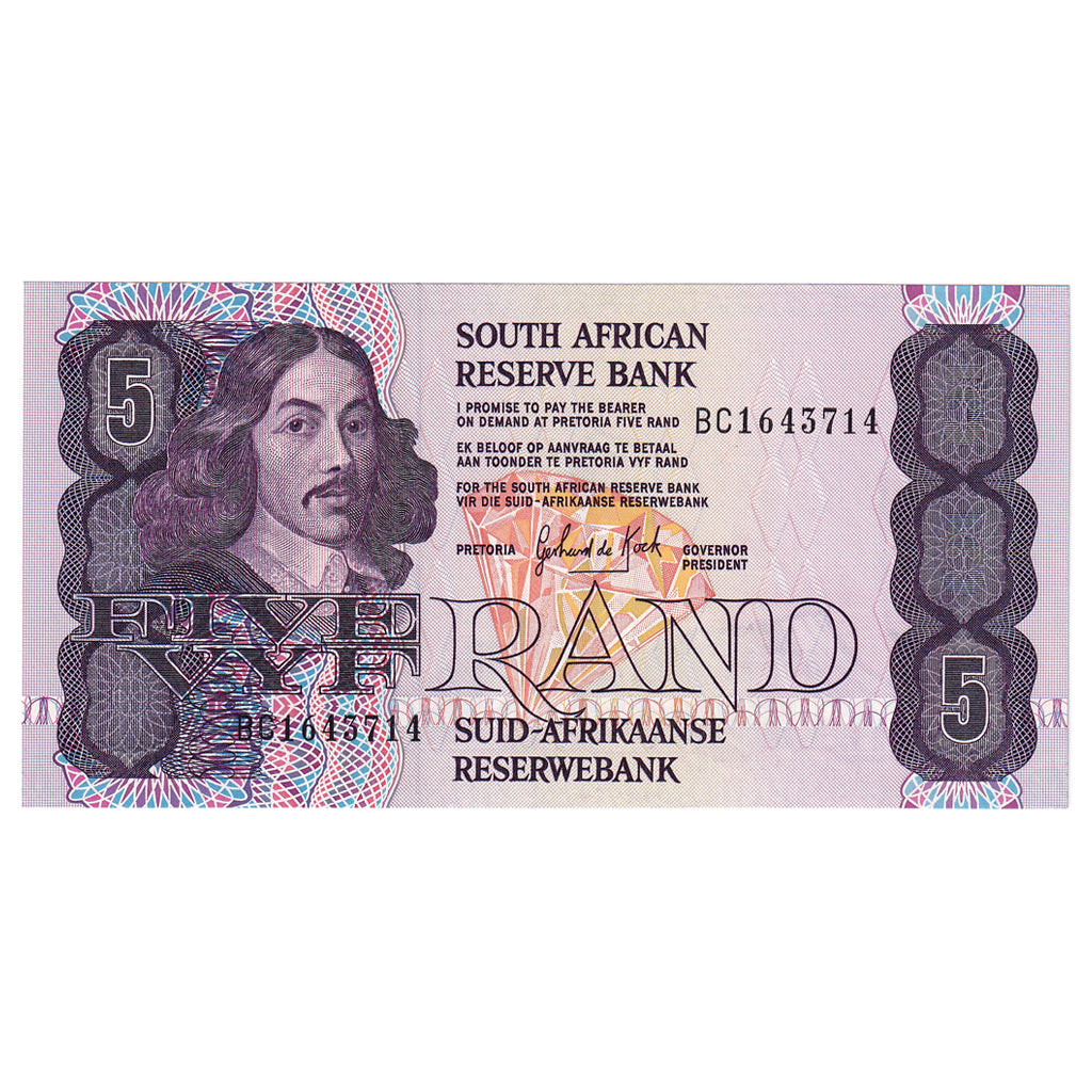 Južna Afrika,
5 rand,
UNC (65-70)