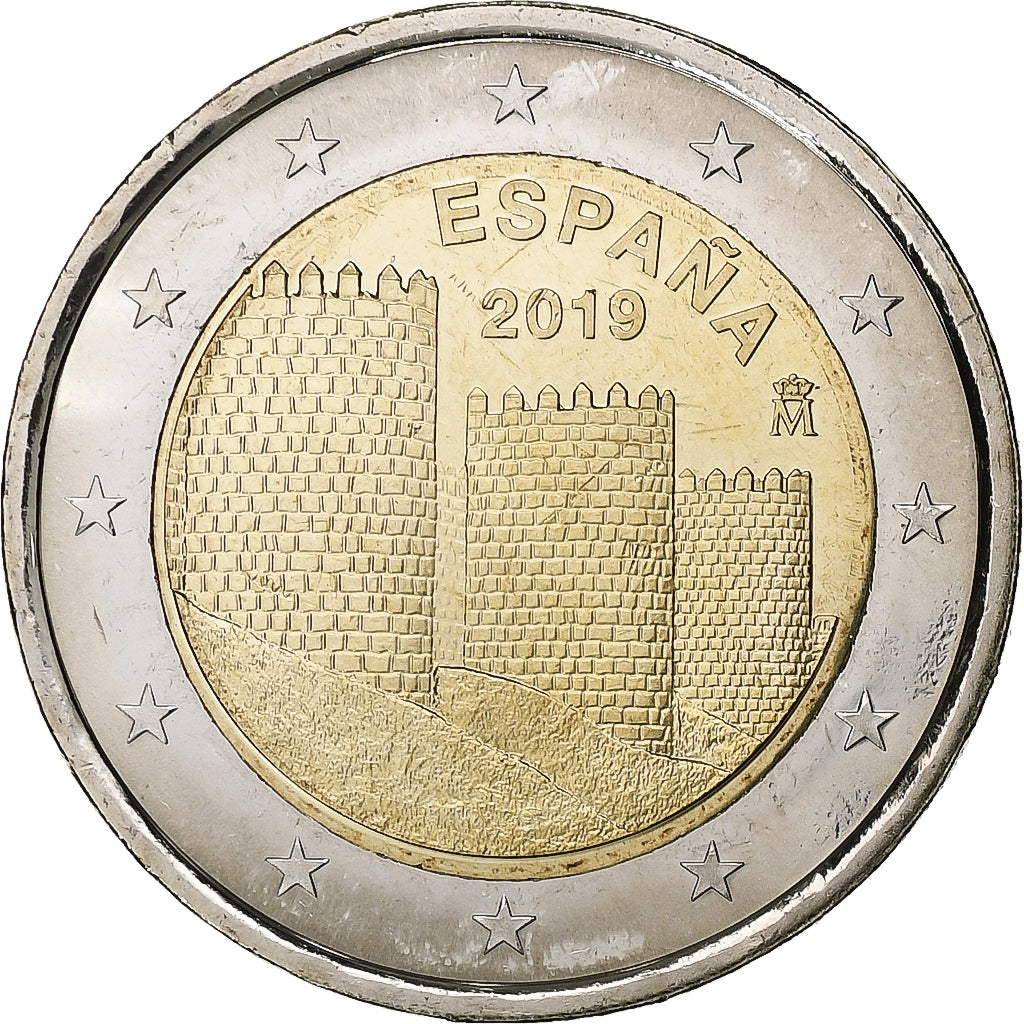 Španija,
2 evra,
2019