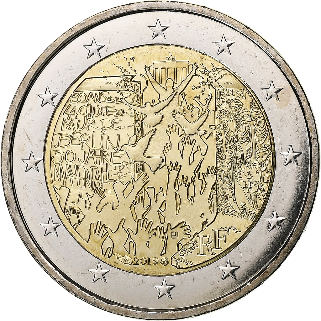 Francija,
2 evra,
Murska padala v Berlinu