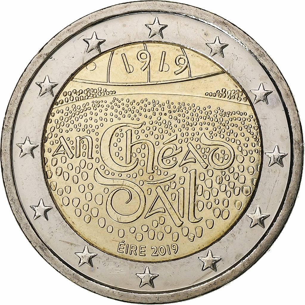 REPUBLIKA IRSKA,
2 evra,
2019