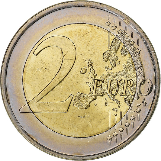 Finska,
2 evra,
30 ans Drapeau européen