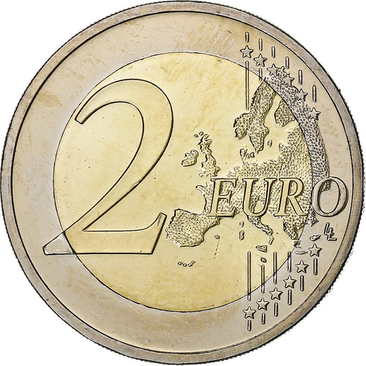 Latvija,
2 evra,
30 ans Drapeau européen