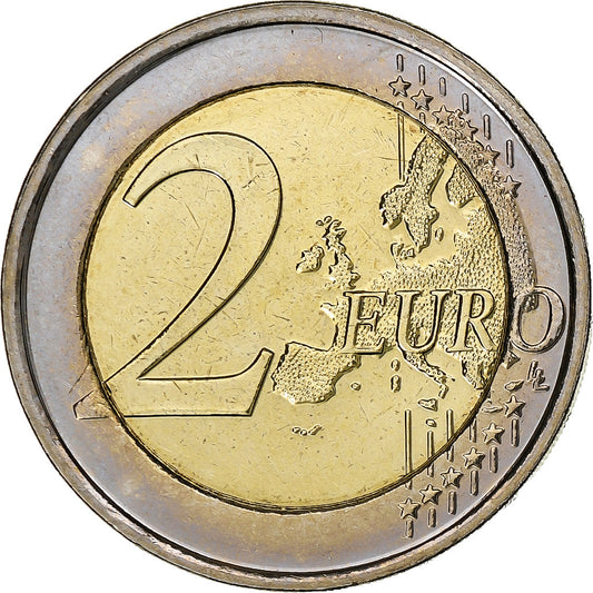 Belgija,
2 evra,
2015