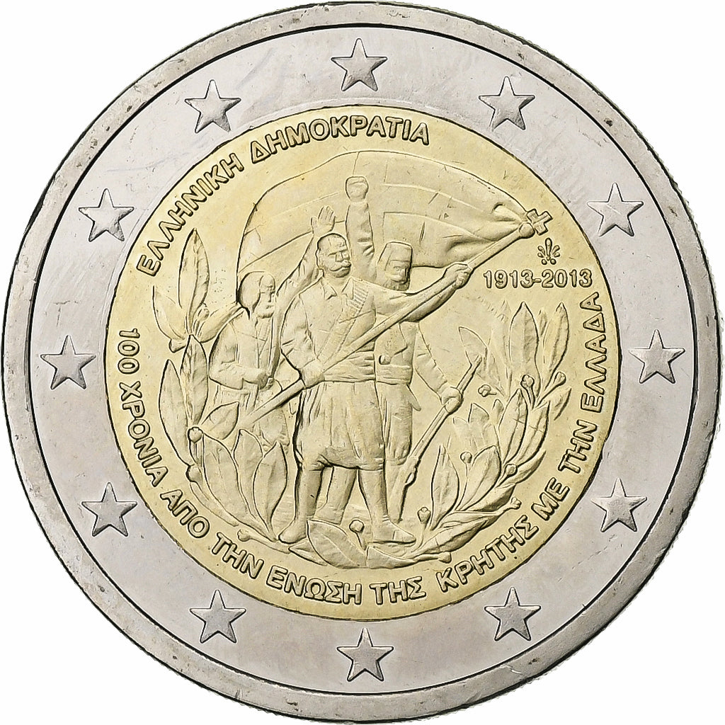 Grčija,
2 evra,
Crète - Grèce
