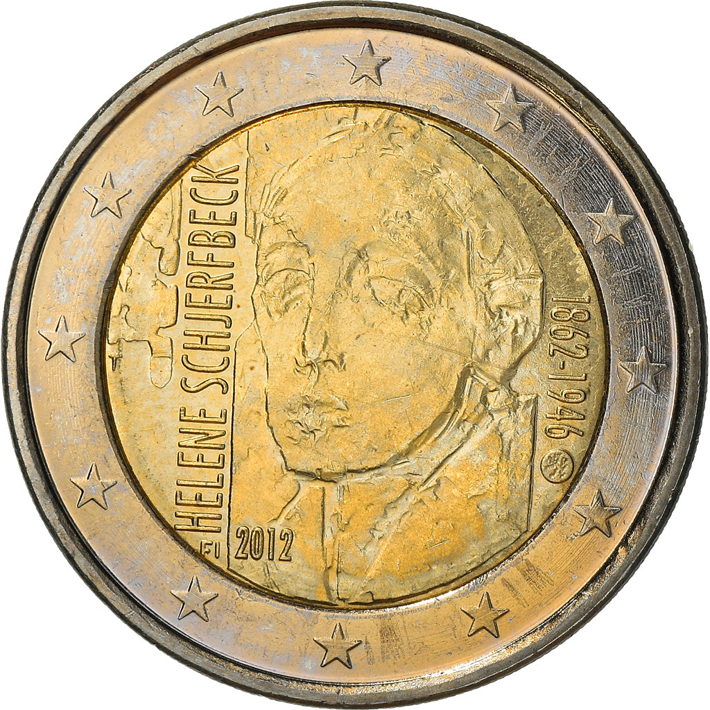 Finska,
2 evra,
Helene Schjerfbeck