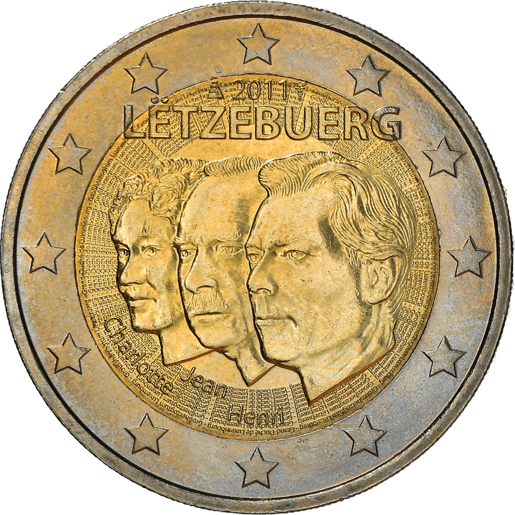 Luksemburg,
2 evra,
2011