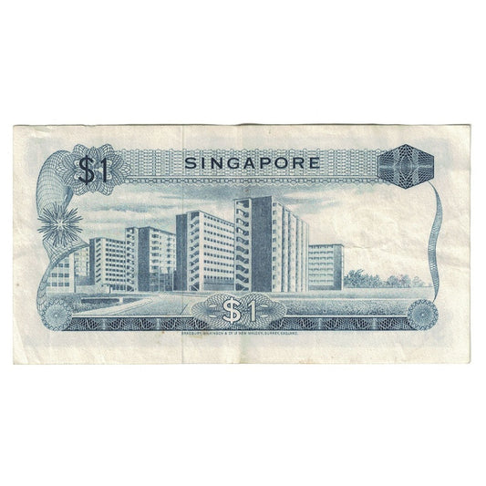 bankovec,
Singapur,
1 dolar