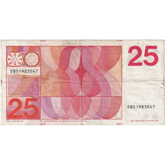 Nizozemska,
25 guldnov,
1971