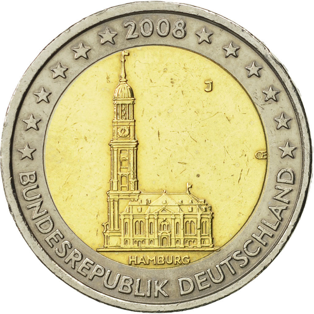 NEMČIJA - ZVEZNA REPUBLIKA,
2 evra,
Bundesrepublik Deutschland