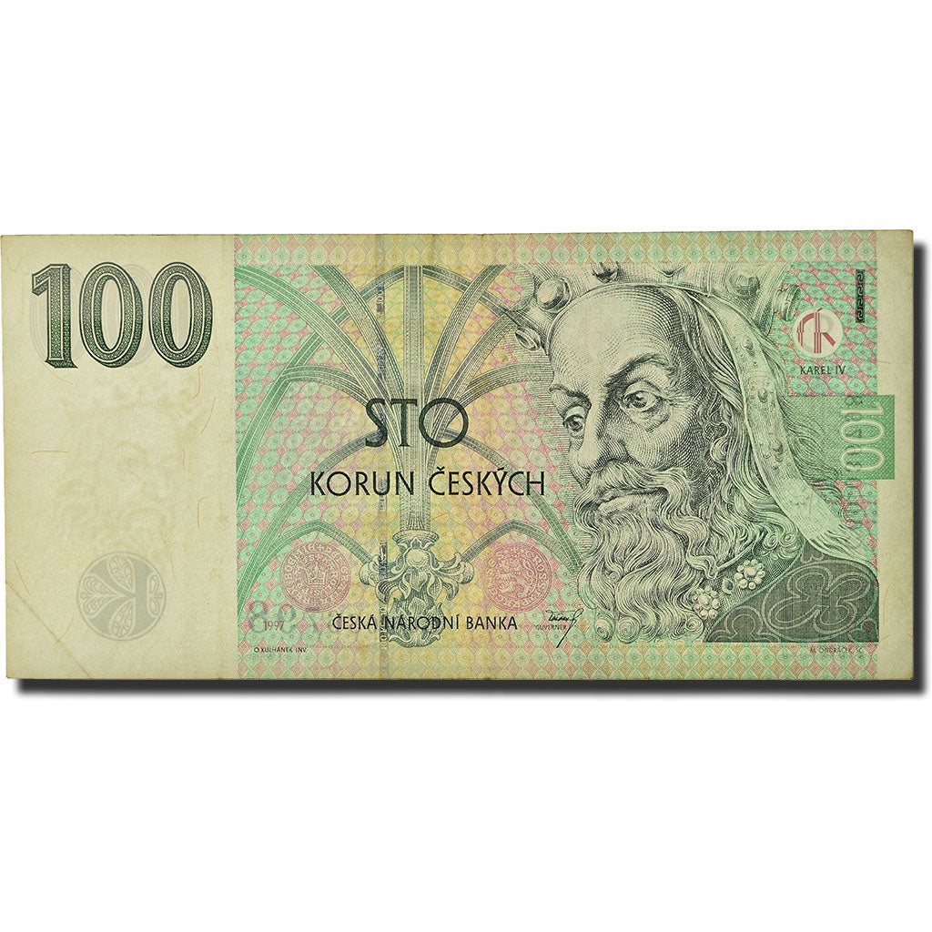 bankovec,
Češka,
100 korunov