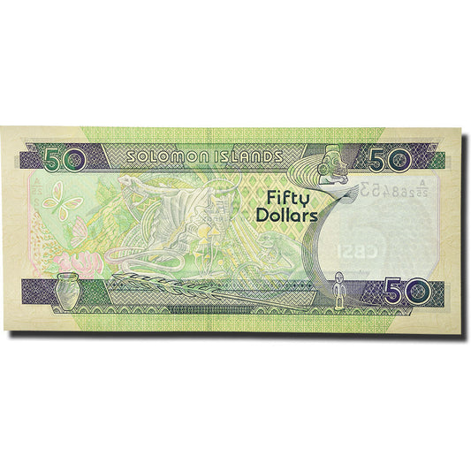bankovec,
Salomonovi otoki,
50 dolarjev