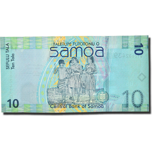 bankovec,
Zahodna Samoa,
10 Tala