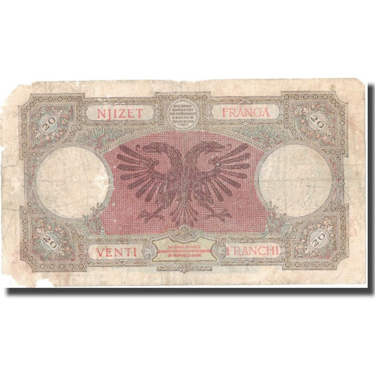bankovec,
Albanija,
20 Franga