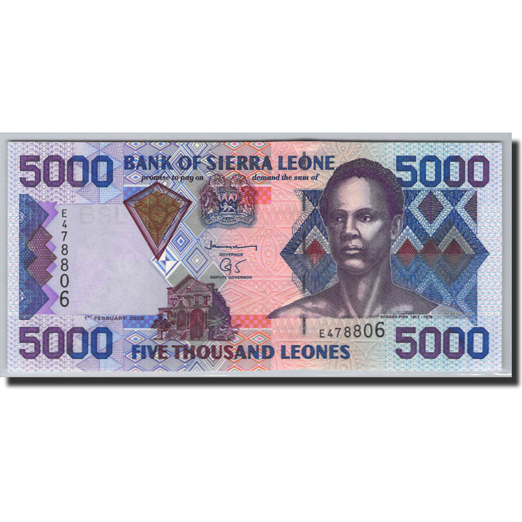 bankovec,
Sierra Leone,
5000 leonov