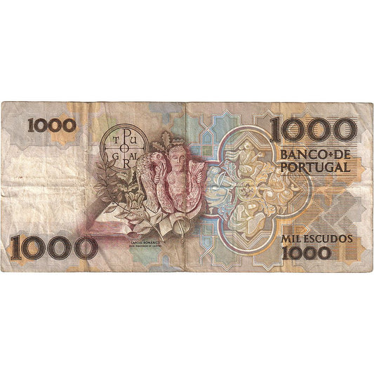 bankovec,
Portugalska,
1000 eskudov