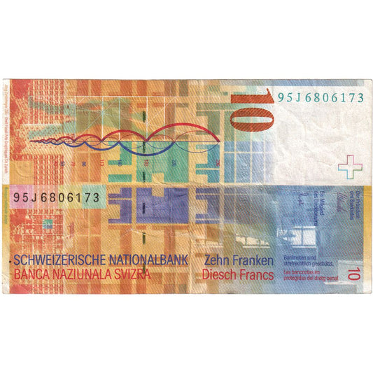 Švica,
10 frankov,
KM:66a
