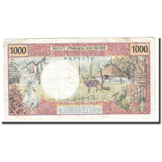 bankovec,
Tahiti,
1000 frankov