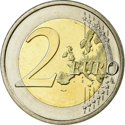 Finska,
2 evra,
100. obletnica rojstva