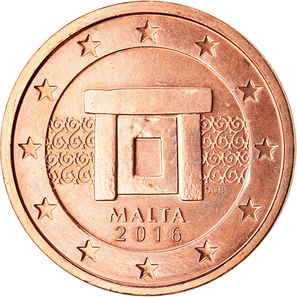 Malta,
2 evro centa,
2016