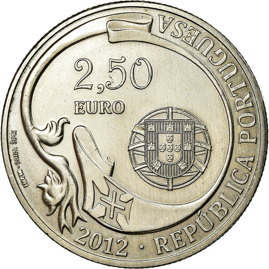Portugalska,
2-1/2 evra,
2012