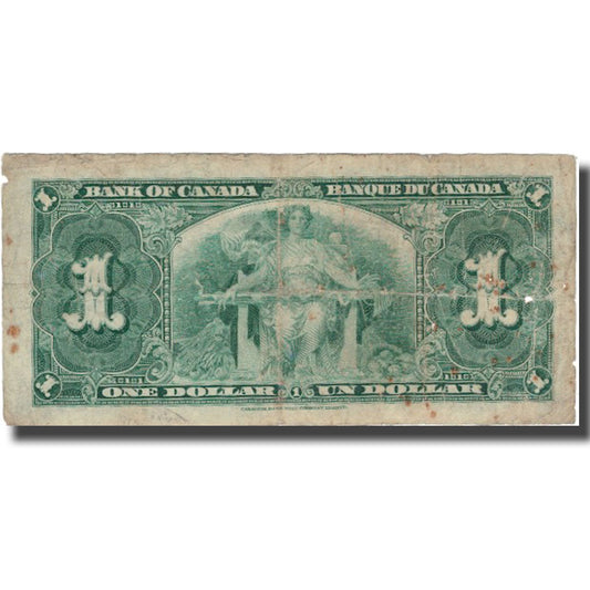 bankovec,
Kanada,
1 dolar