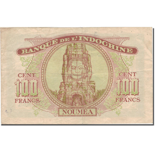 bankovec,
Nova Kaledonija,
100 frankov