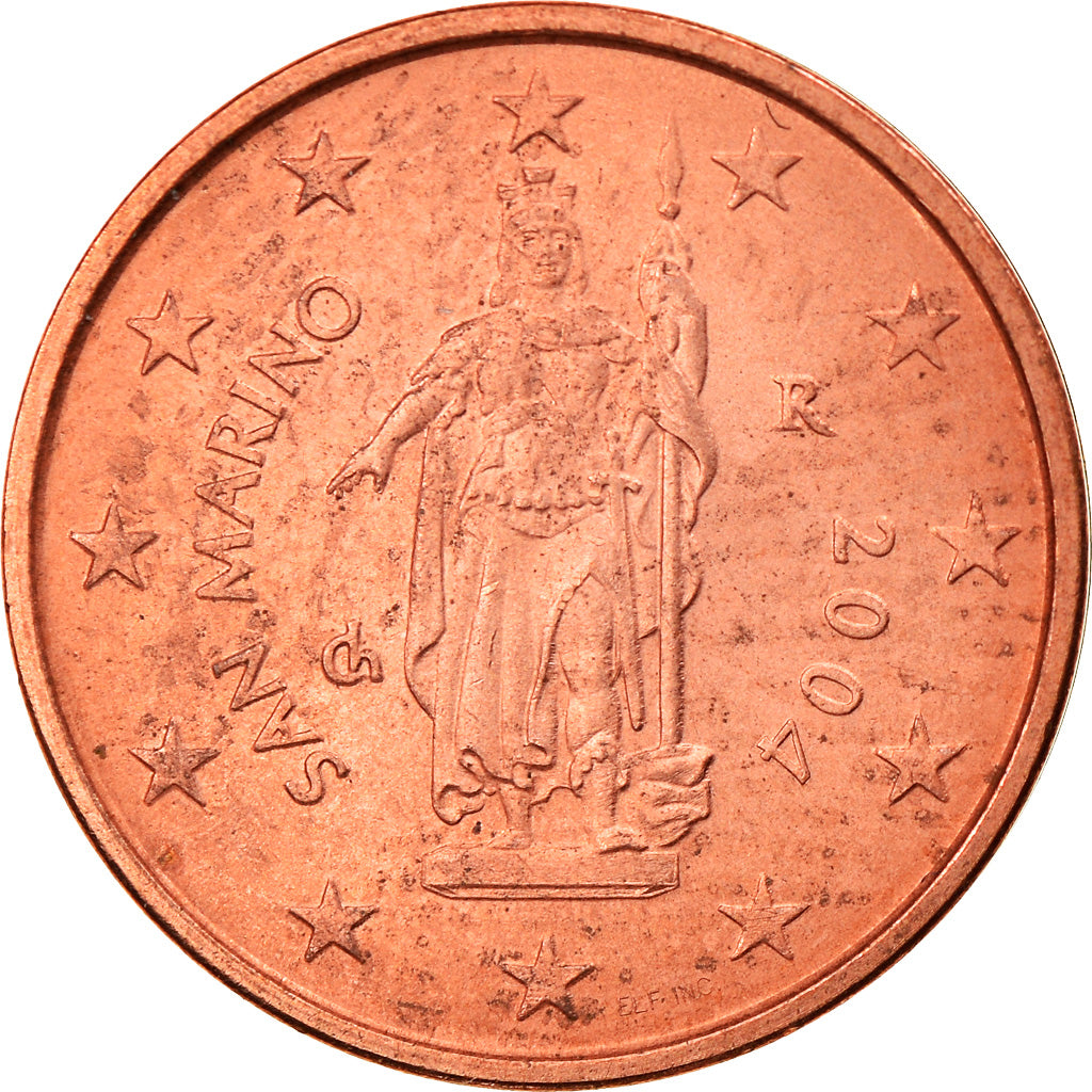 San Marino,
2 evro centa,
2004