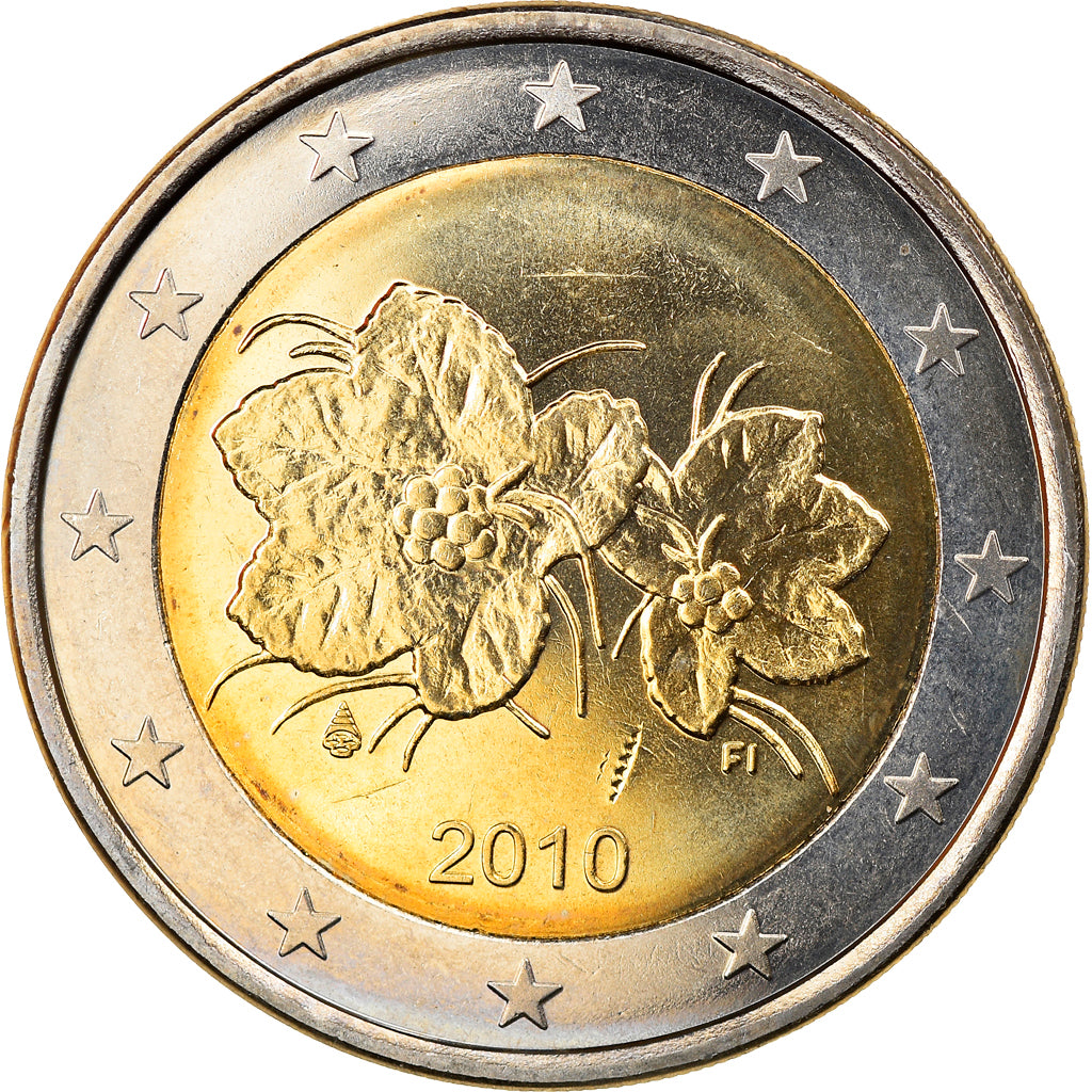 Finska,
2 evra,
2010