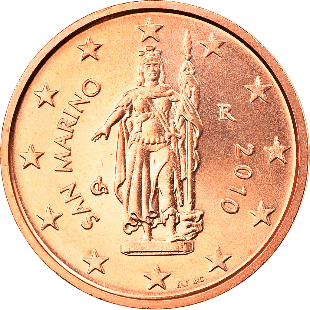San Marino,
2 evro centa,
2010
