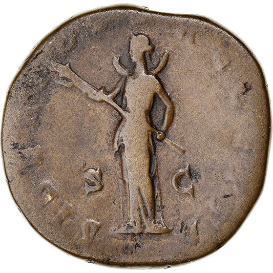 kovanec,
Diva Favstina II.,
Sestercij